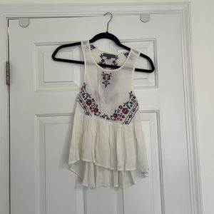 Peplum floral top